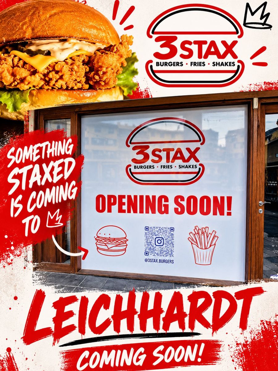 Something Staxed is coming to Leichhardt poster